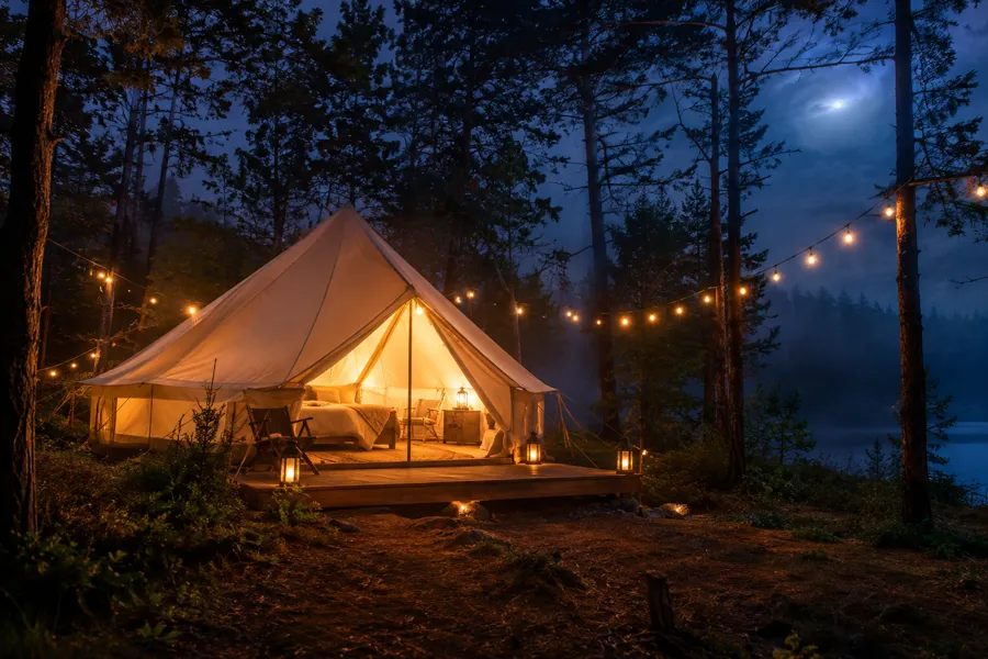 Glamping en el bosque